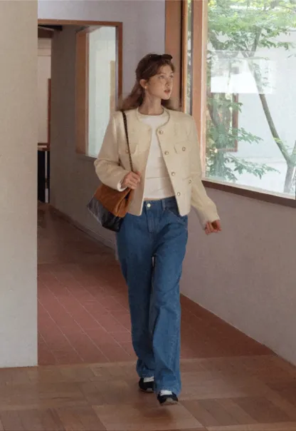 Womens Tweed Short Jacket