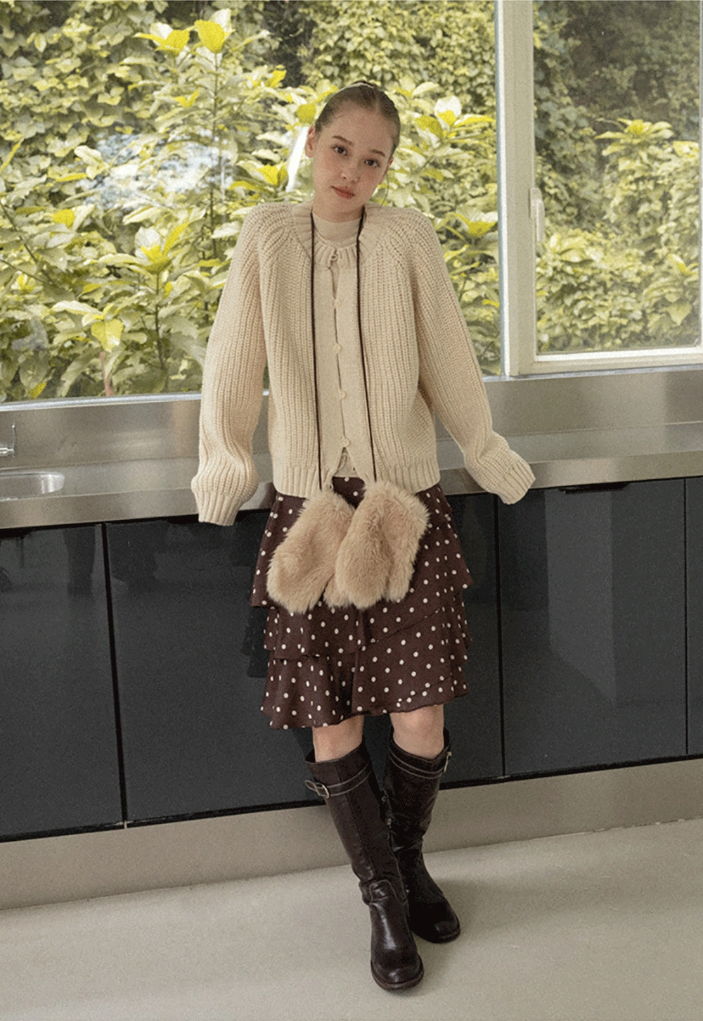 Classic Button Cardigan Women Soft Knitwear