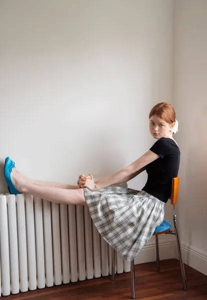 Women's Plaid Pleated Skirt