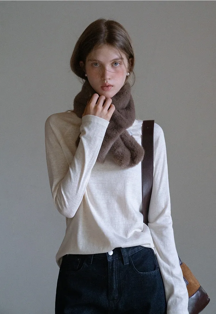 Women’s Basic Crew Neck Long Sleeve Tee