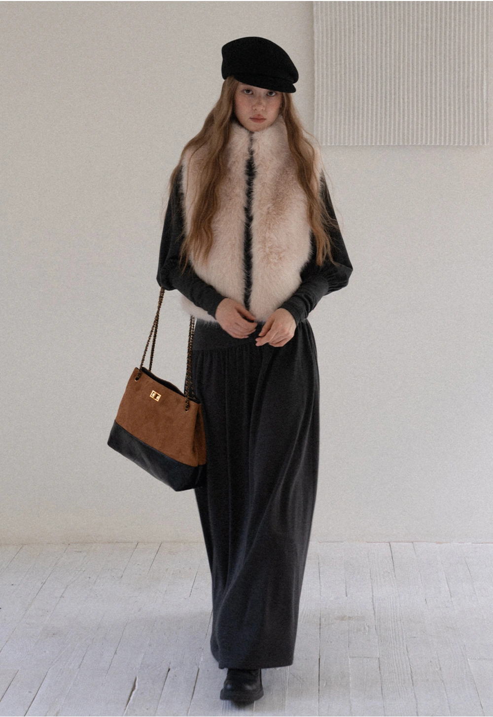 Women Faux Fur Vest Sleeveless