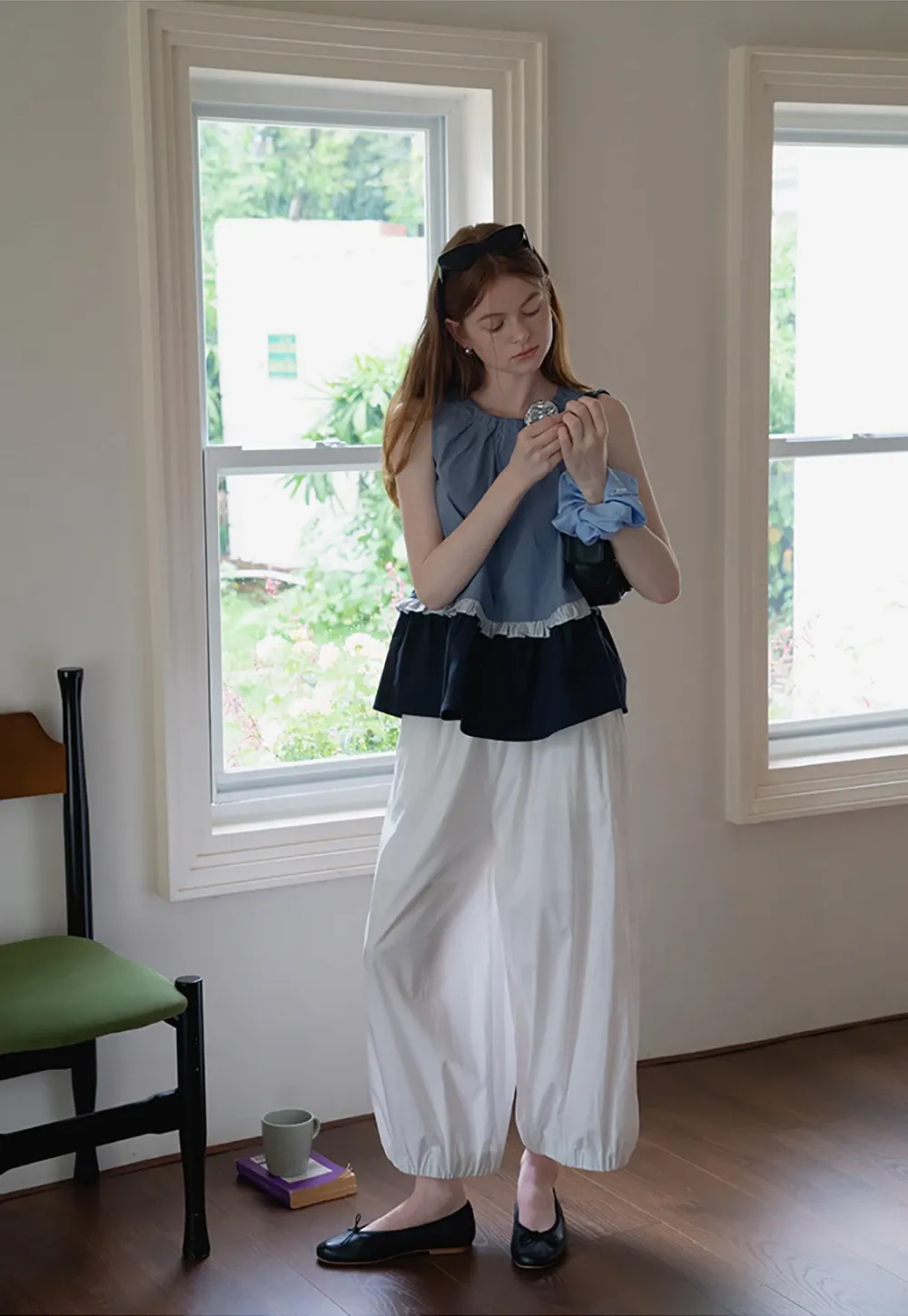 Women’s Layered Ruffle-Hem Sleeveless Vest