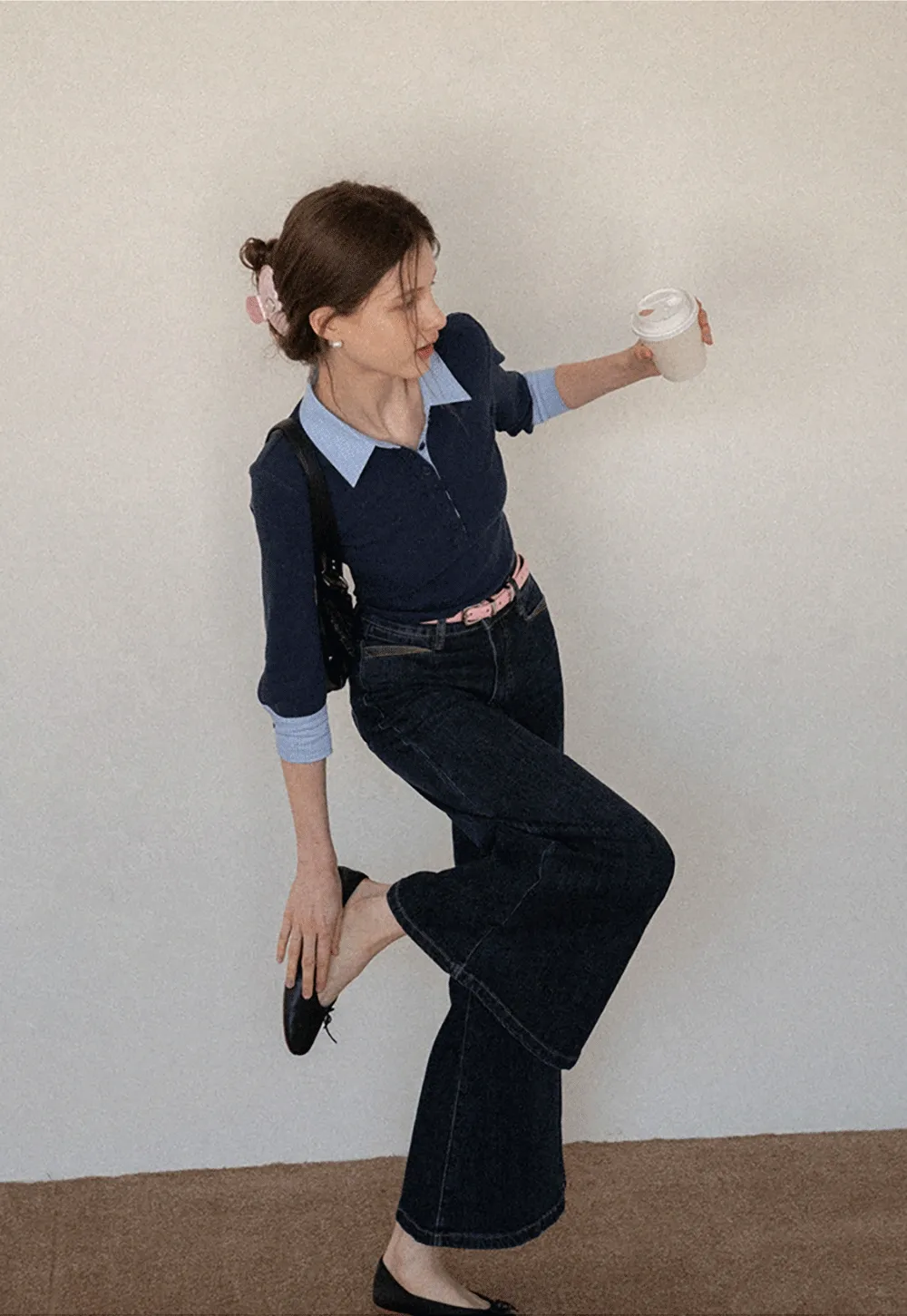 Women's High-Waisted Wide Leg Jeans