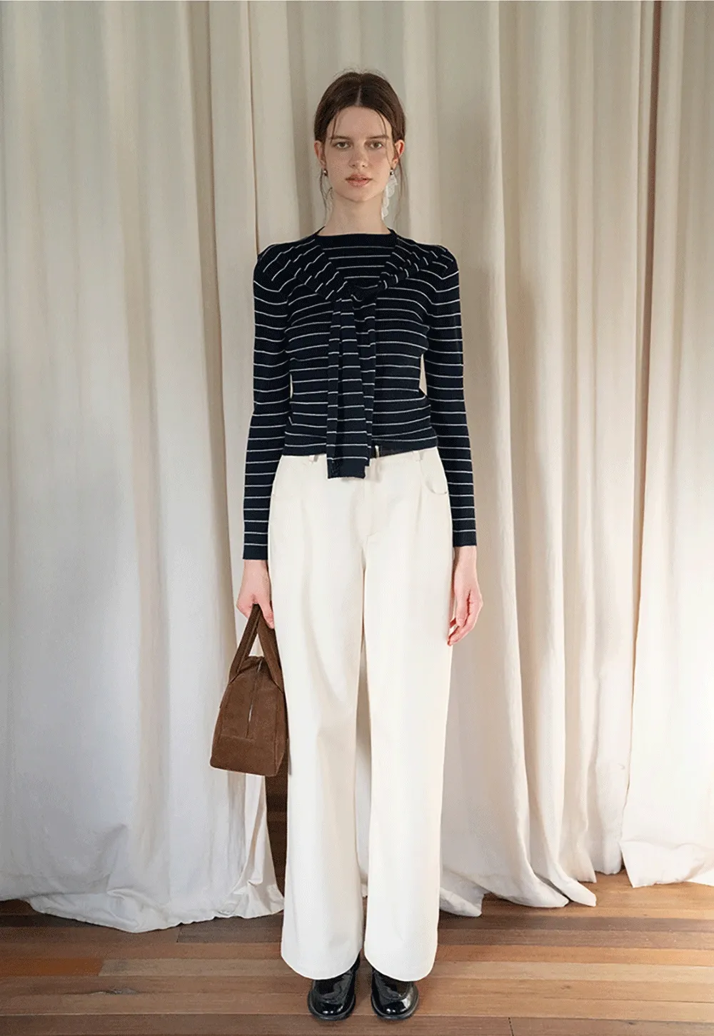 Women’s Off-White Wide Leg Dress Pants