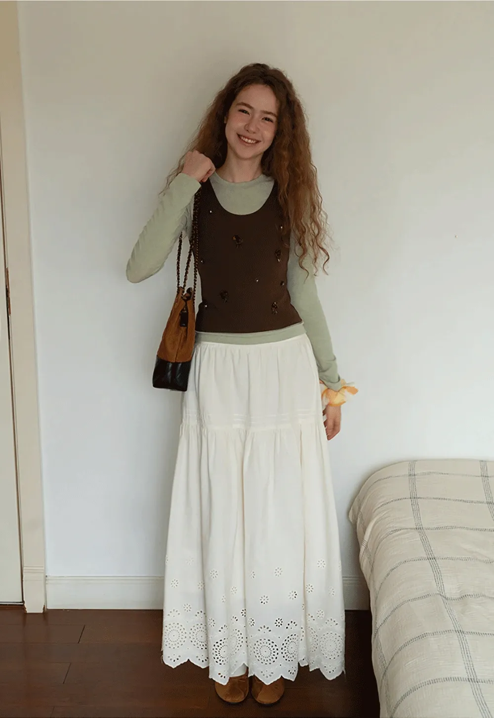 Womens Embellished Knit Vest Sleeveless Top