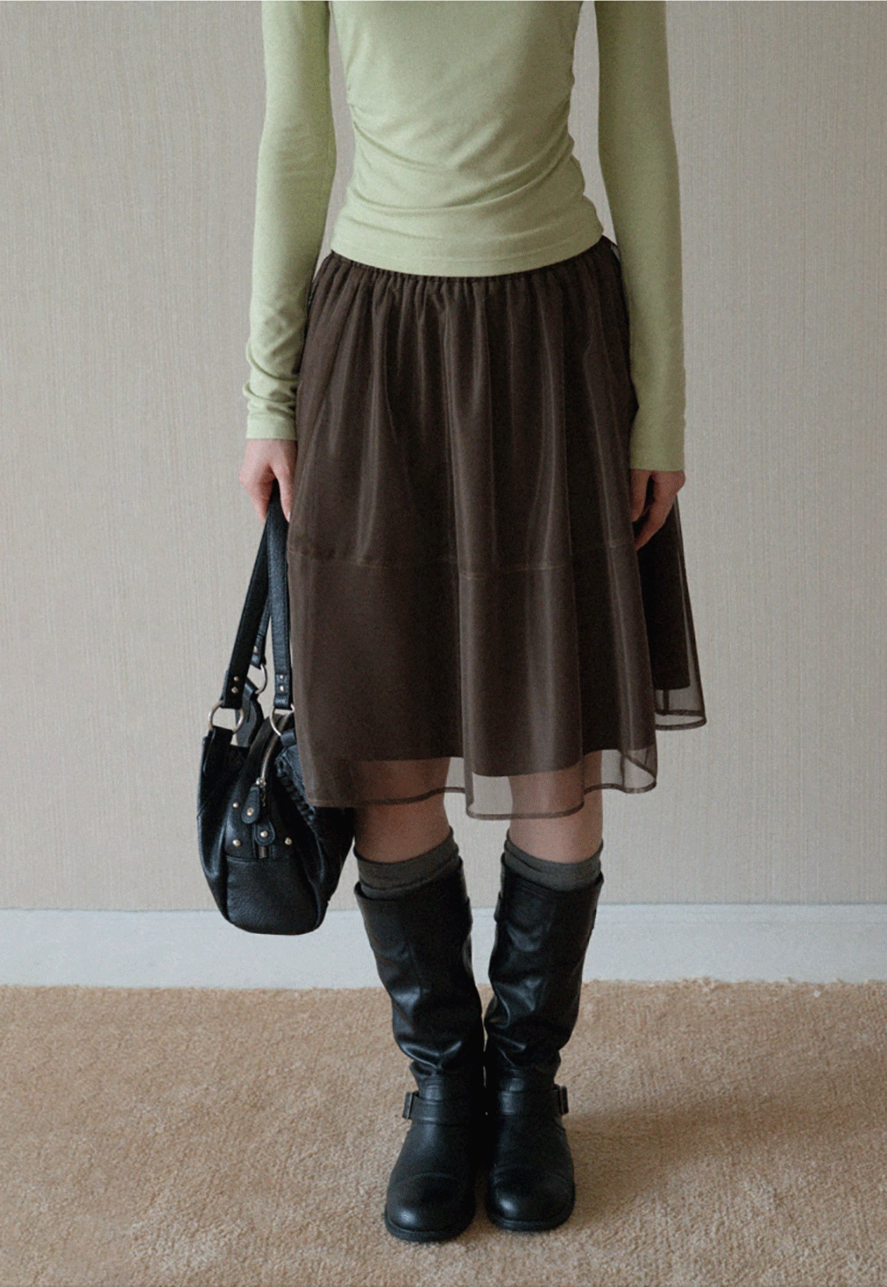 Frensh Style Tulle Skirt