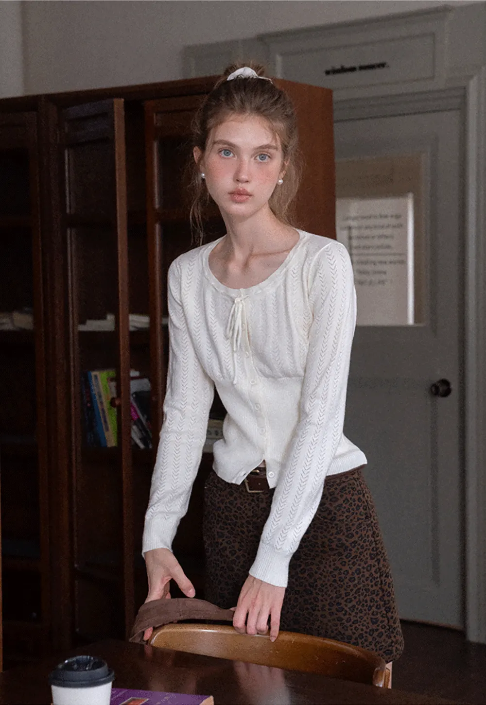 Knit Tie Front Cardigan