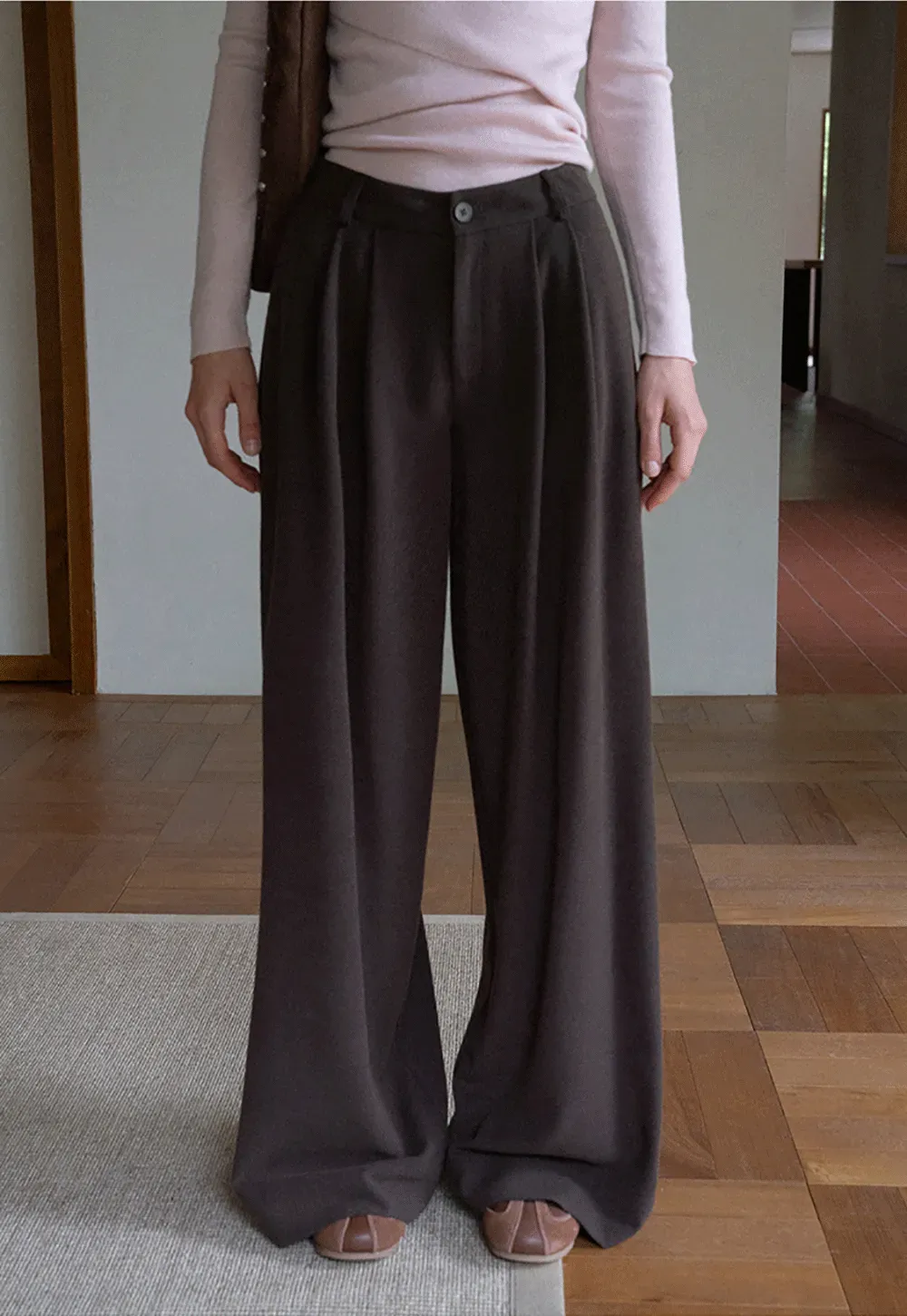 High Waist Wide Leg Pants