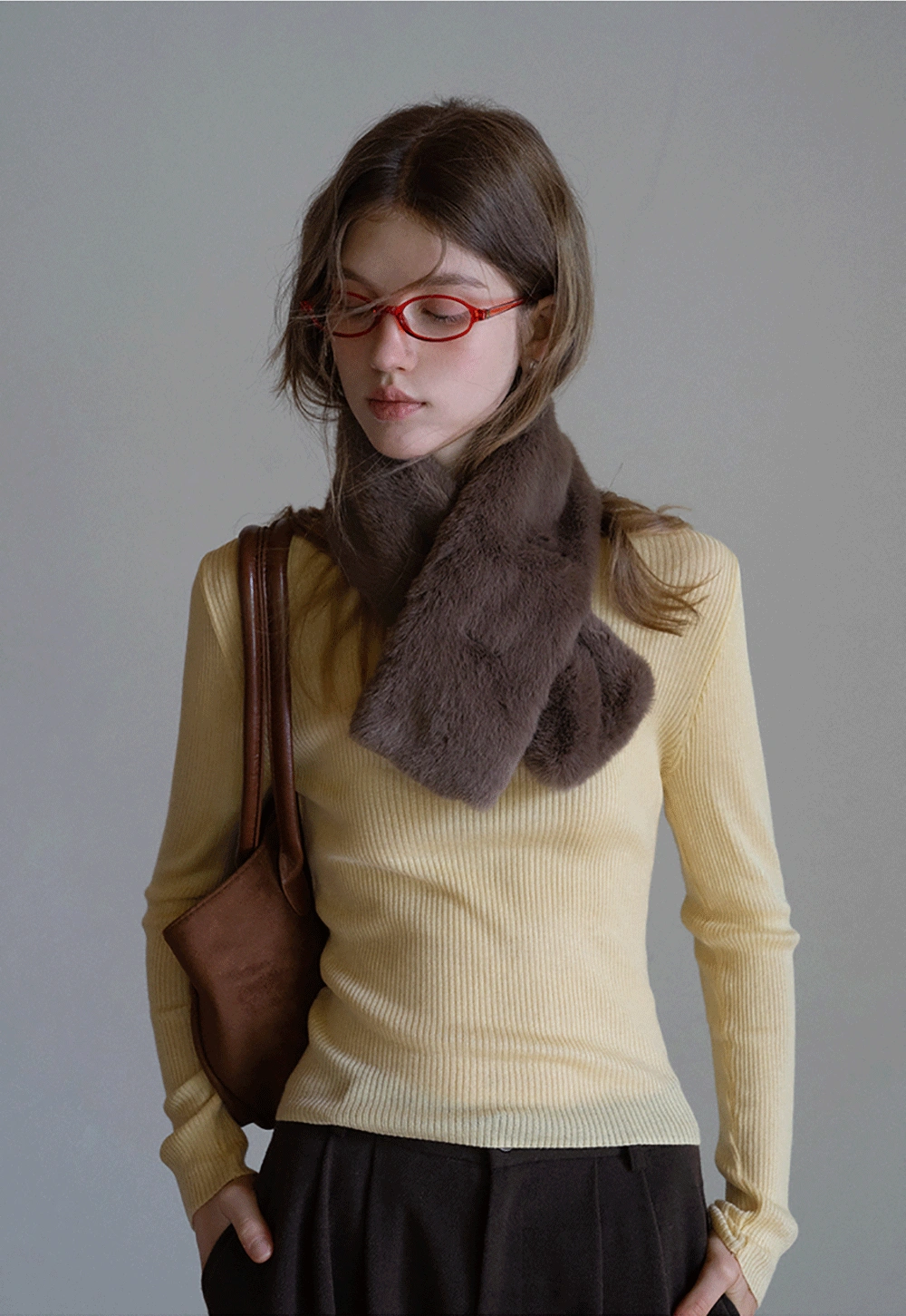 Women’s Ribbed Knit Turtleneck Sweater Top