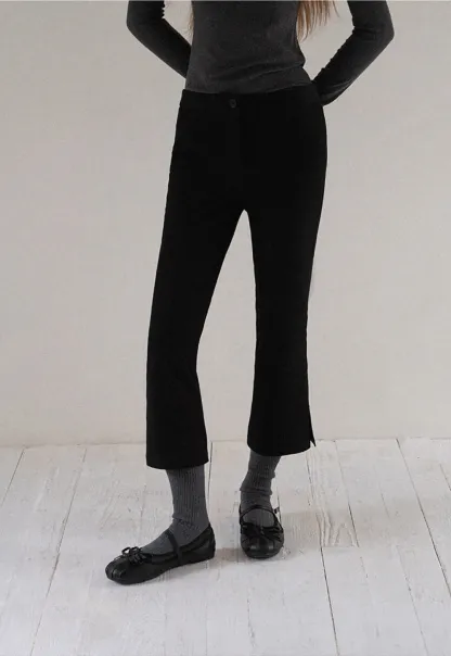 Women High Waist Slim Fit Trousers Minimalist Style
