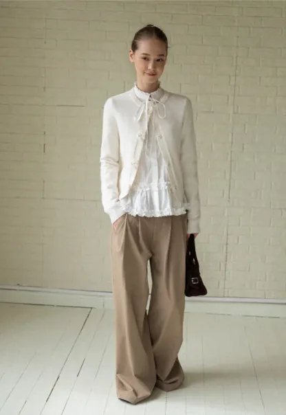 Women Cable Knit Cardigan