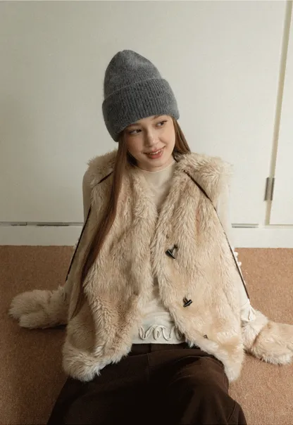 Chic Knit Sweater with Ruffle Edges