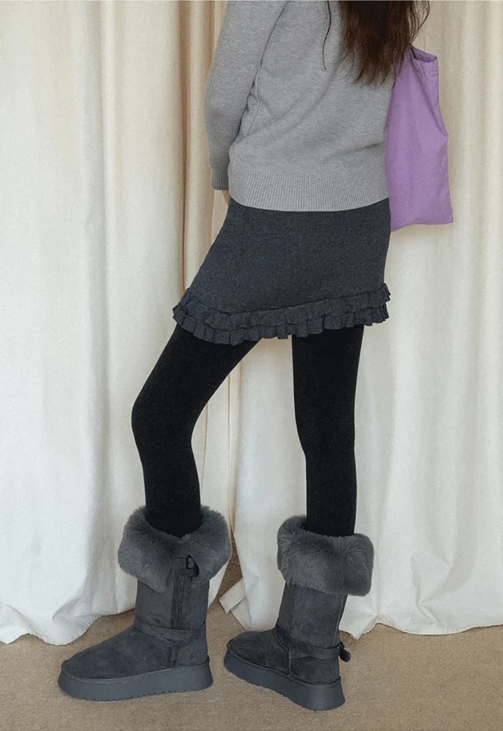 Soft Knit High-Waist Lounge Pants