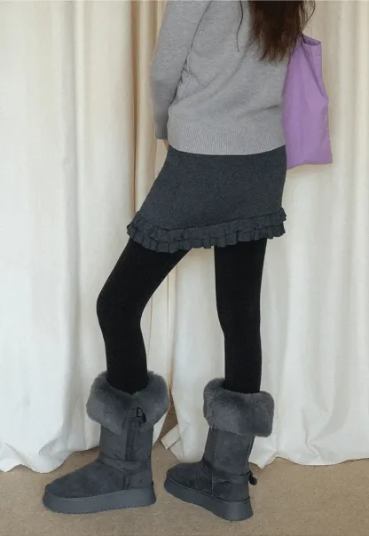 Soft Knit High-Waist Lounge Pants