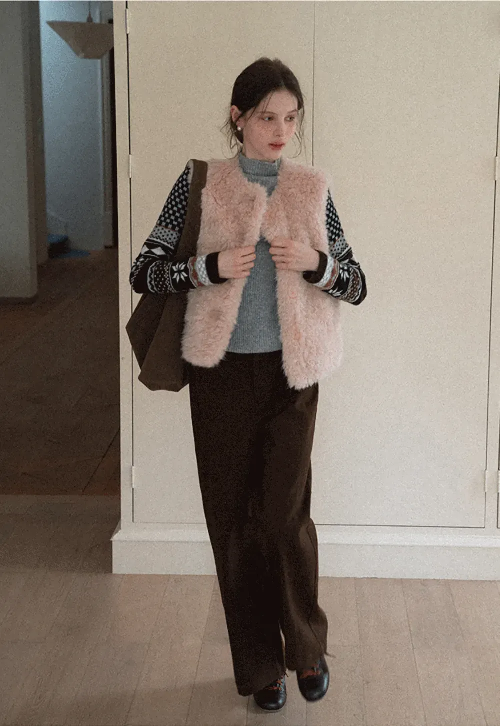 Wide-Leg Suit Trousers