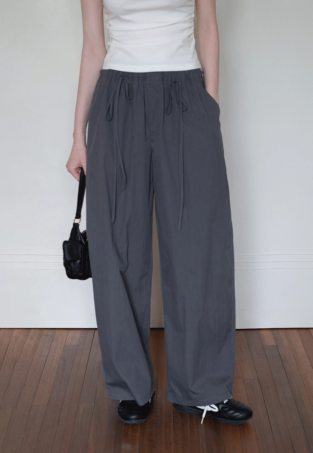 Women's Gray Jogger Banana Pants