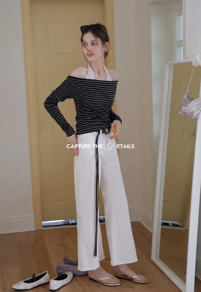 High-Waist Flared Jeans