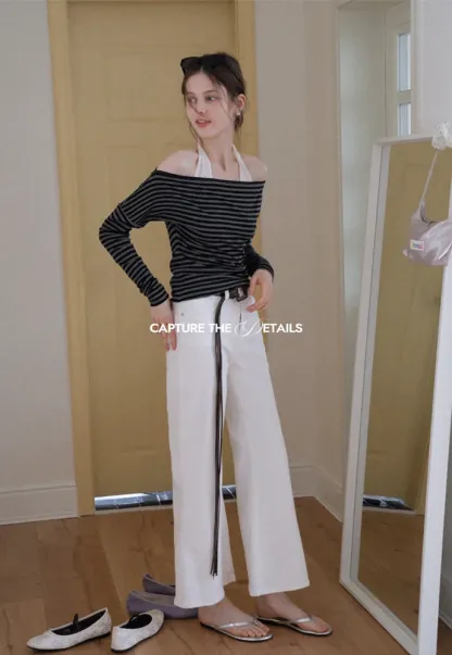 High-Waist Flared Jeans