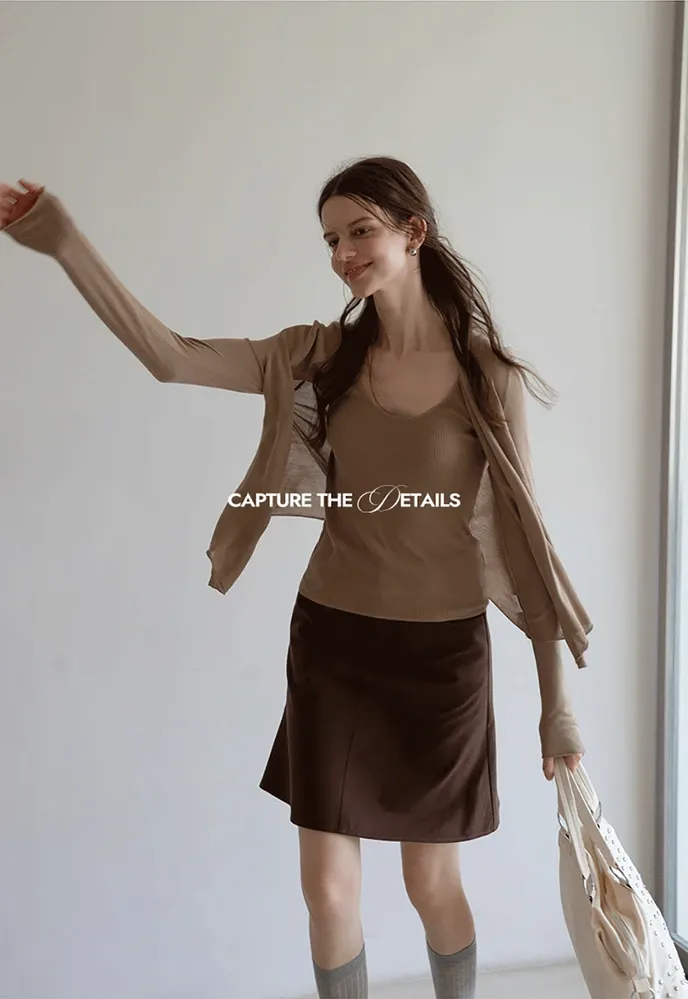 Lightweight Cardigan & Tank Set