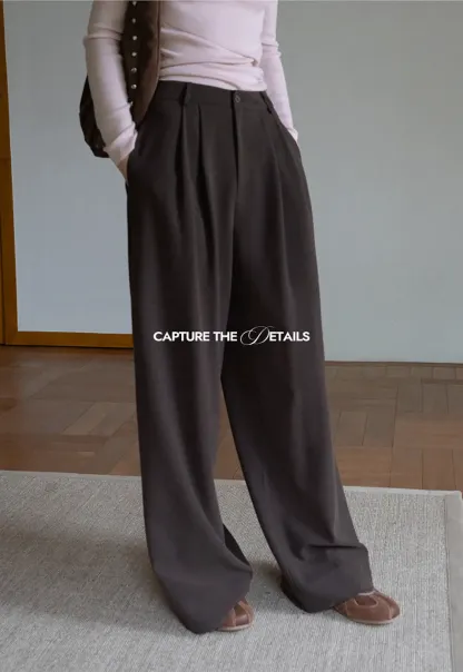 High Waist Wide Leg Pants
