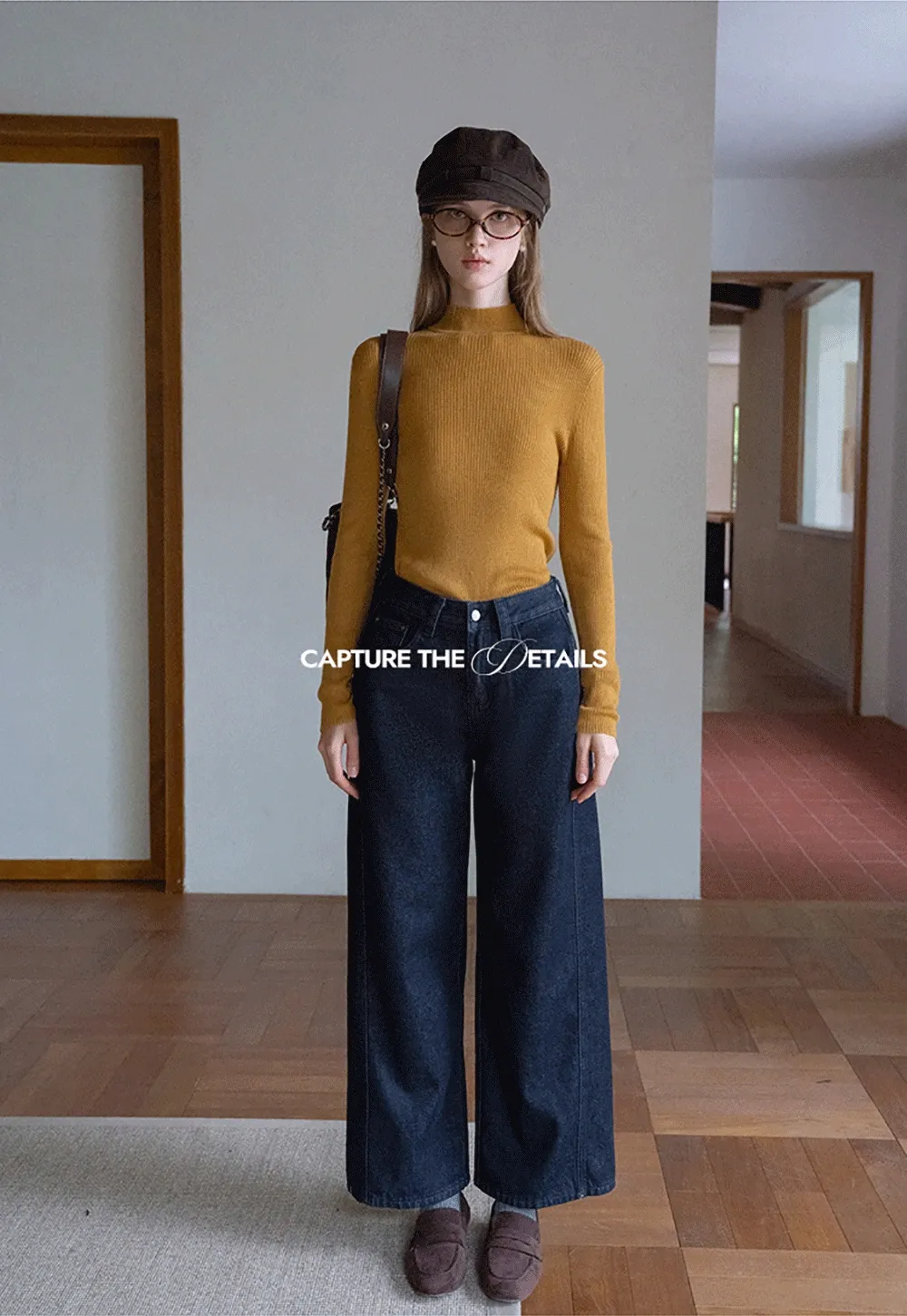 Women’s Ribbed Knit Turtleneck Sweater Top