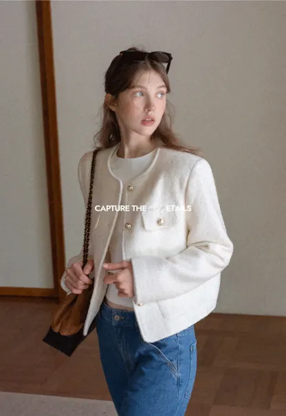 Womens Tweed Short Jacket