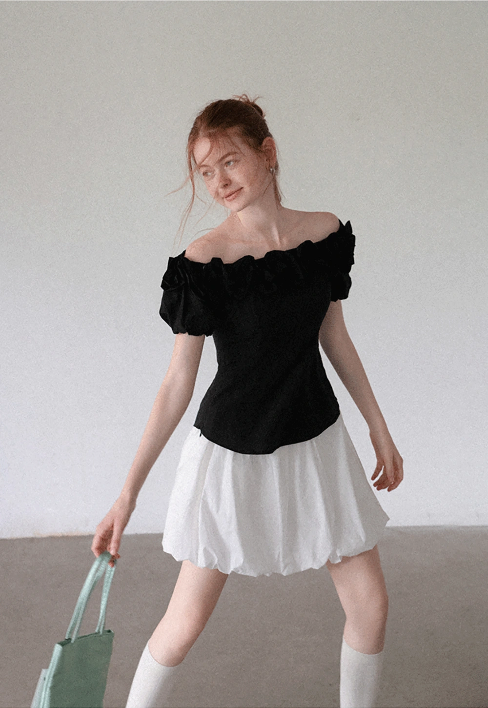 Women’s Off Shoulder Ruffle Blouse