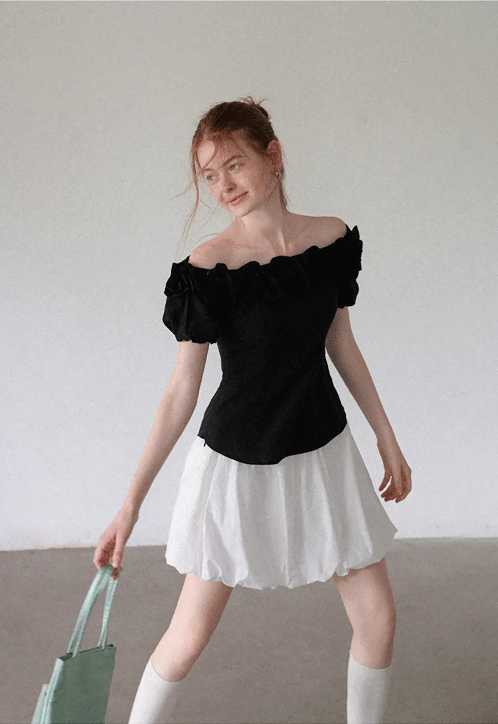 Women’s Off Shoulder Ruffle Blouse