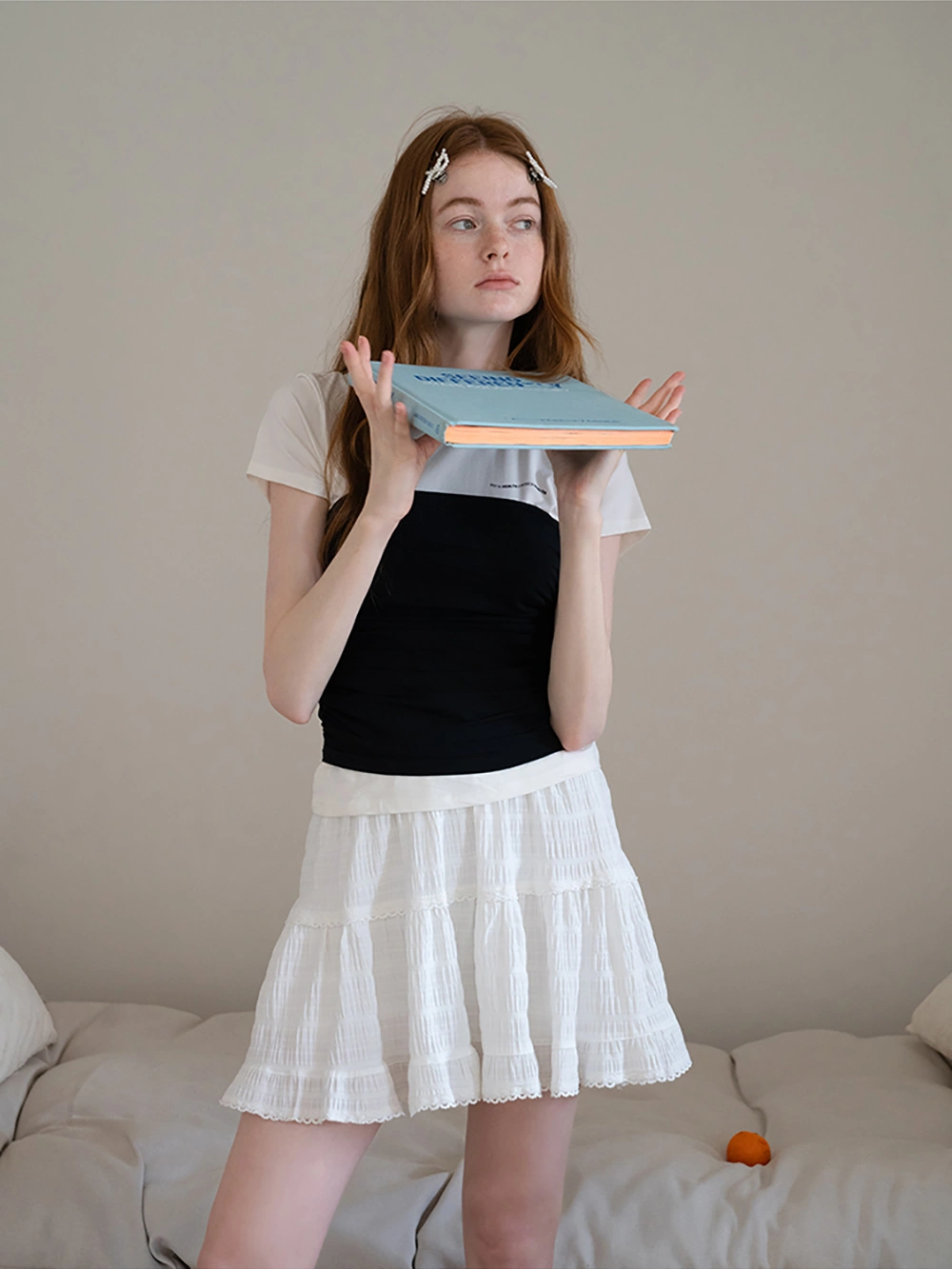 Black and White Contrast Tee