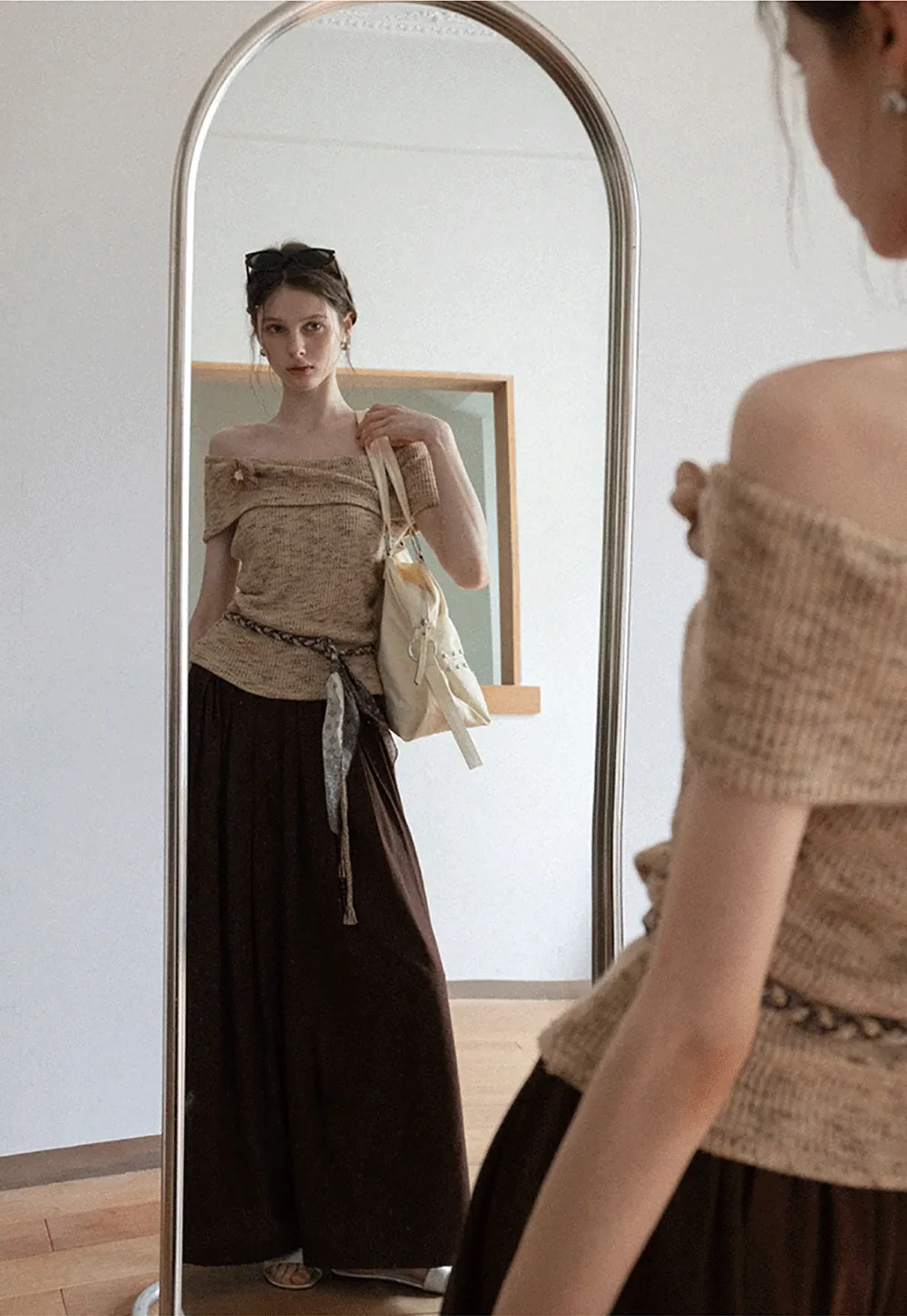 Women’s High Waist Pleated Wide Leg Pants