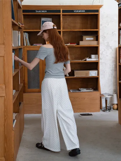 Off-Shoulder Top with Tie Waist