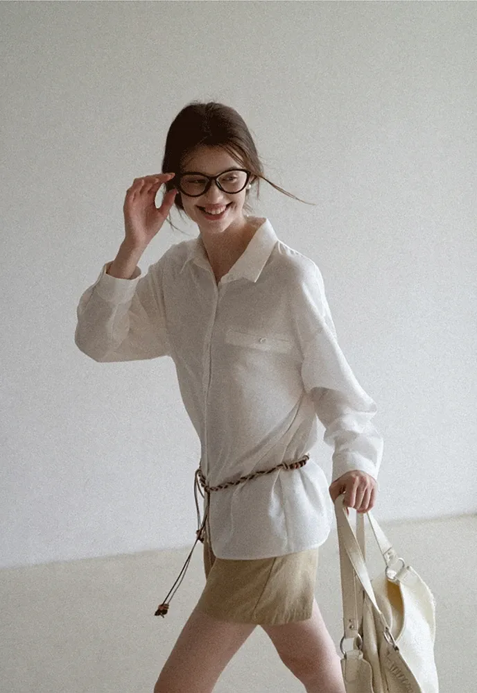 Oversized White Shirt