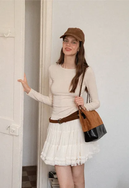 Basic Long Sleeve Crop Top