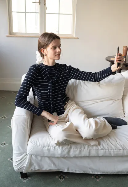 Women’s Off-White Wide Leg Dress Pants