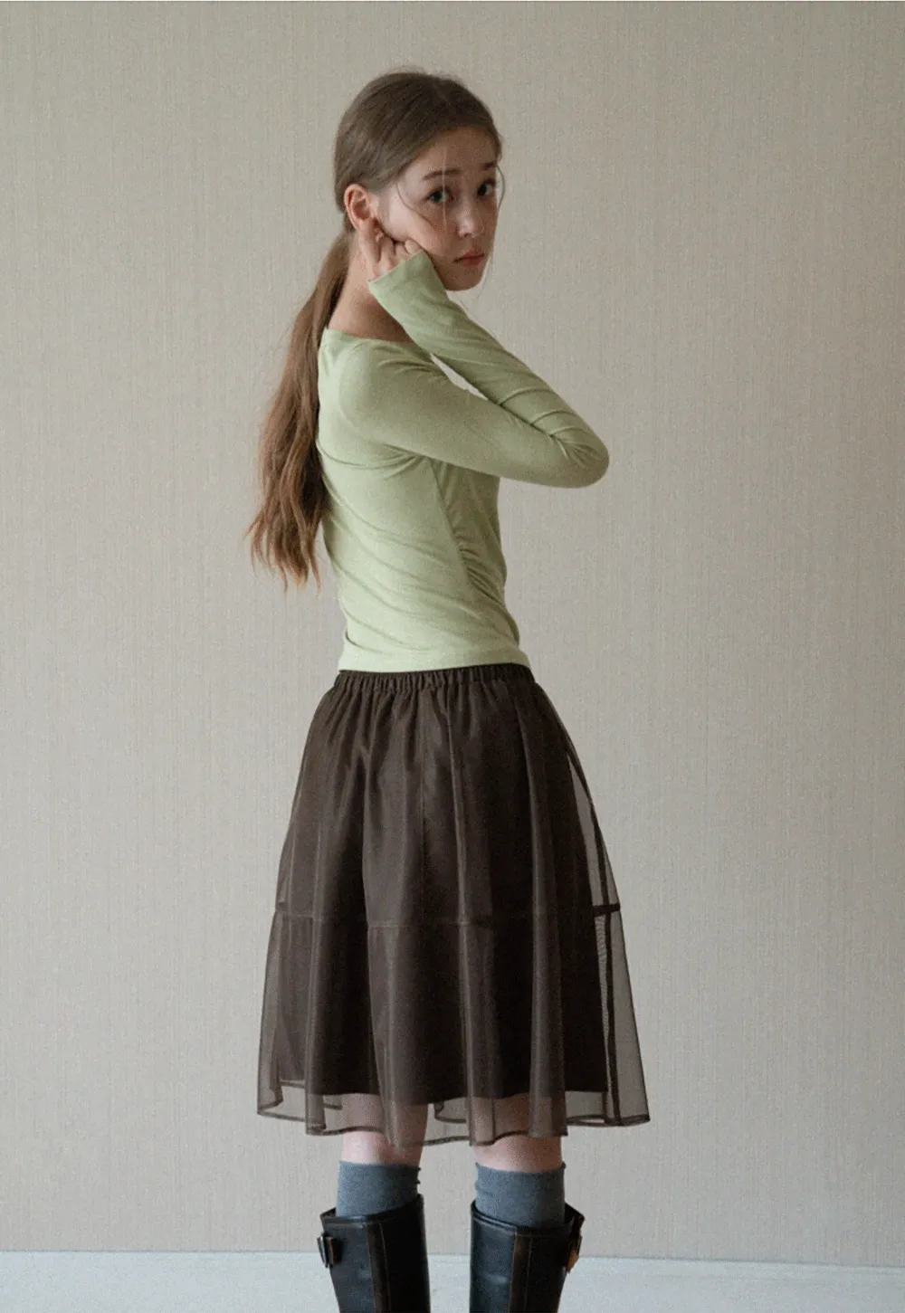 Frensh Style Tulle Skirt