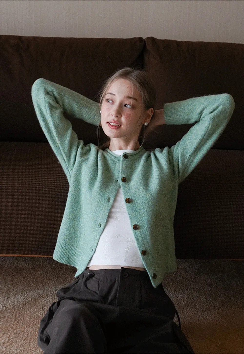 Knit Button Down Cardigan