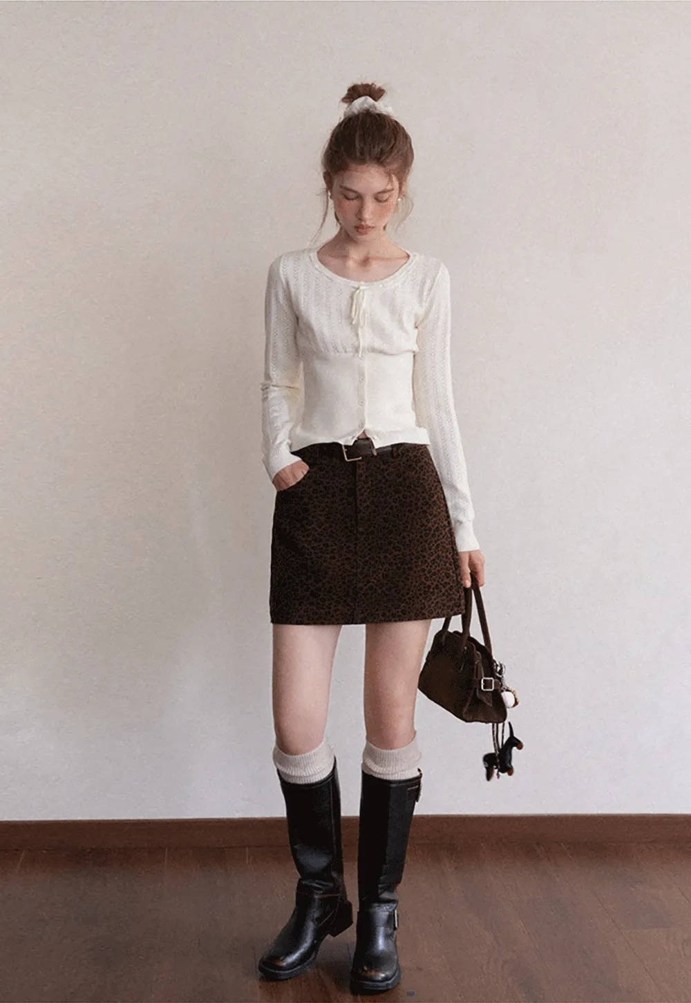 Knit Tie Front Cardigan