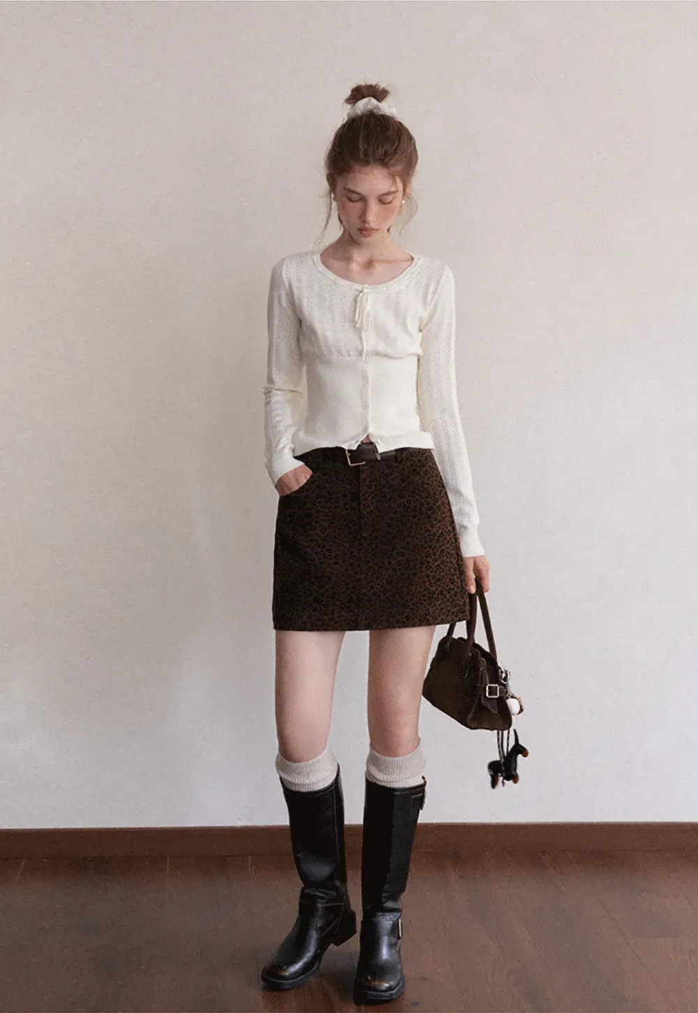 Knit Tie Front Cardigan