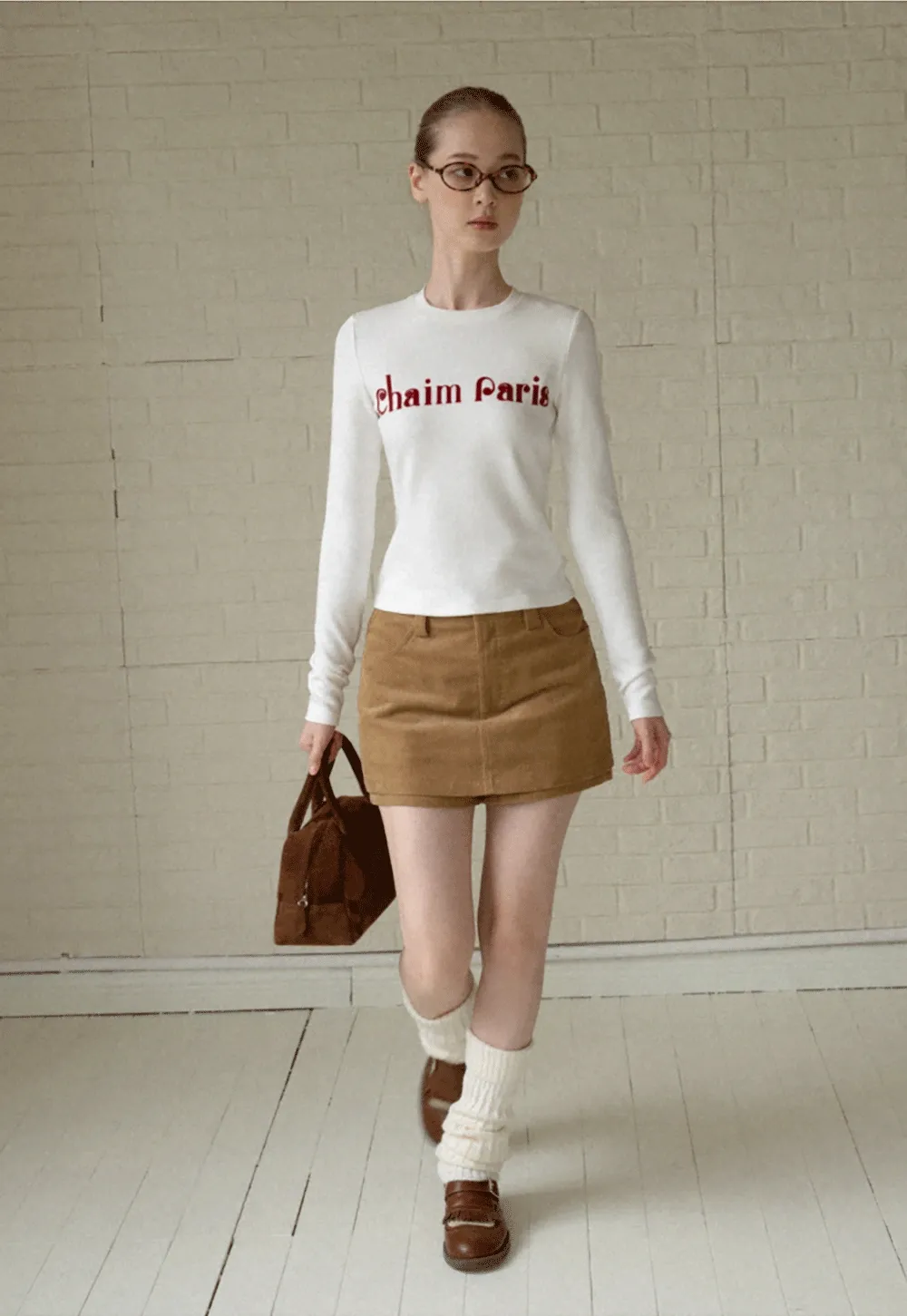 Graphic Print Long Sleeve Top for Women