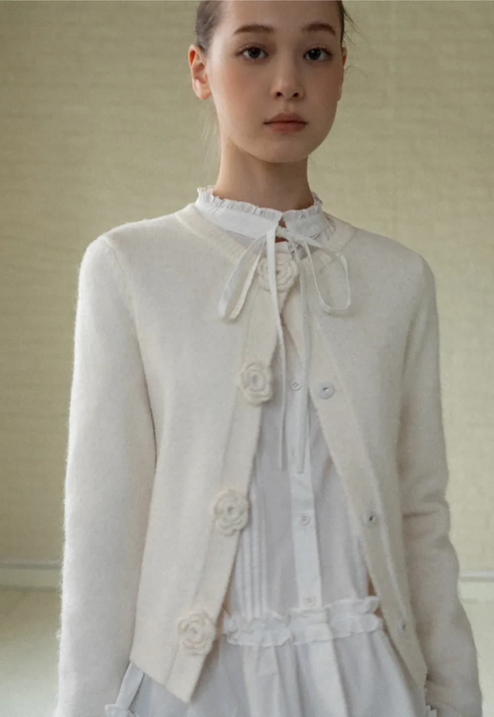 Women Cable Knit Cardigan