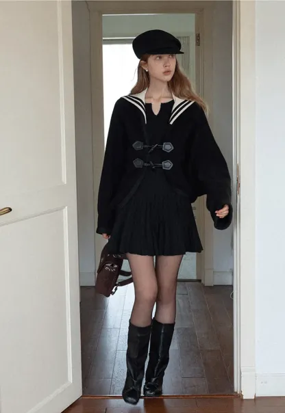 Wool Structured Newsboy Cap