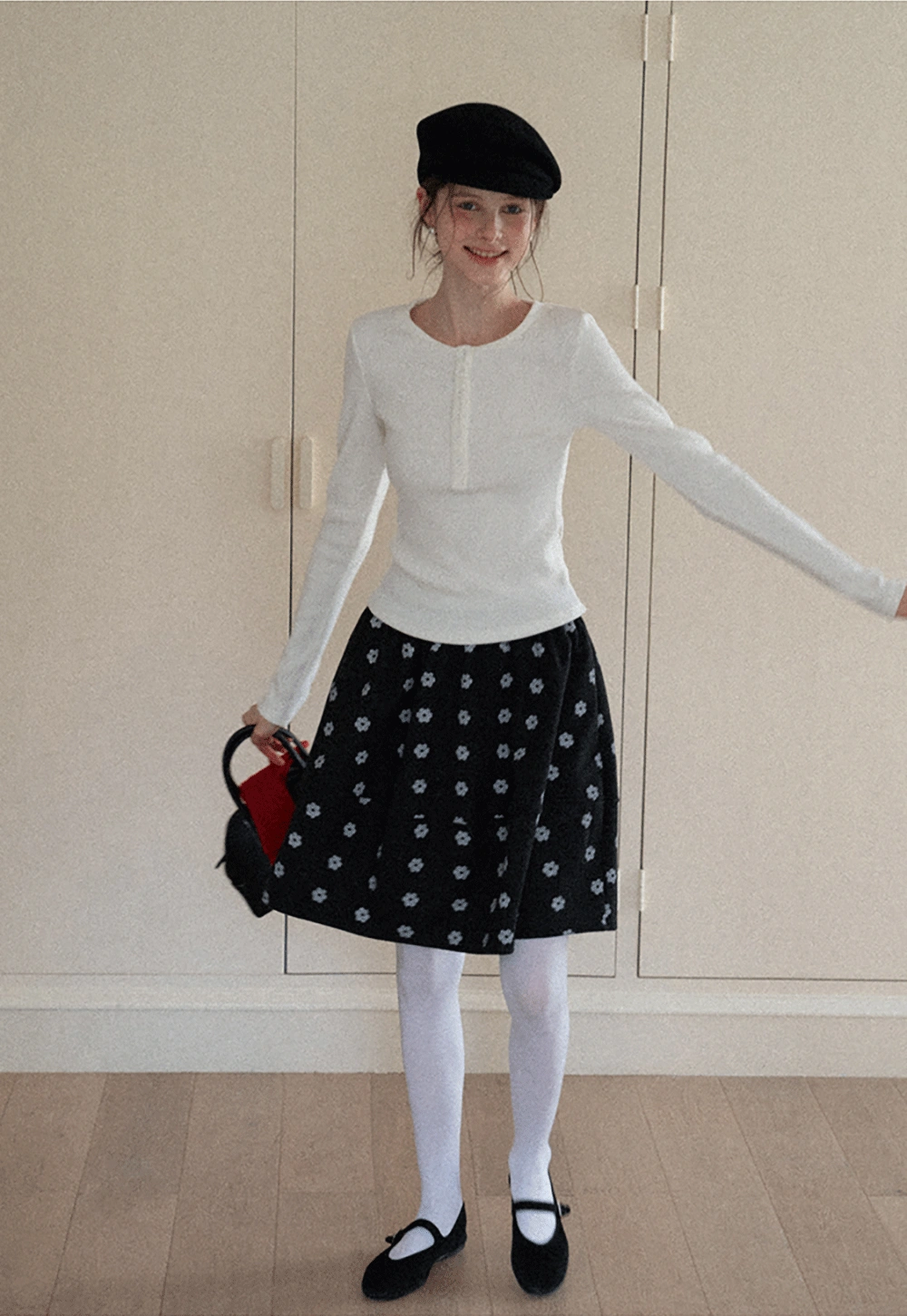 Women Soft Henley Knit Long Sleeve