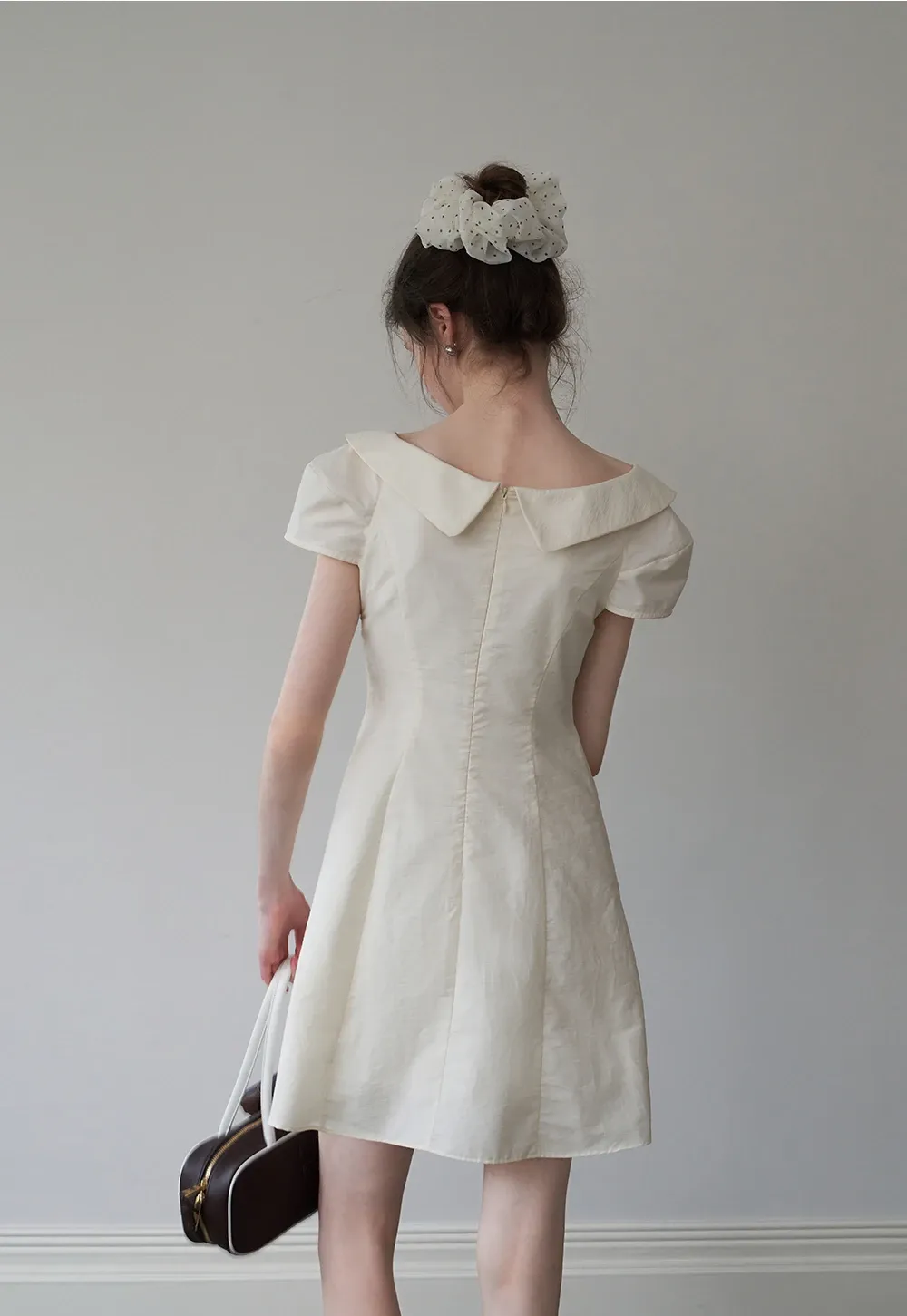 Women’s Sailor-Collar A-Line Mini Dress
