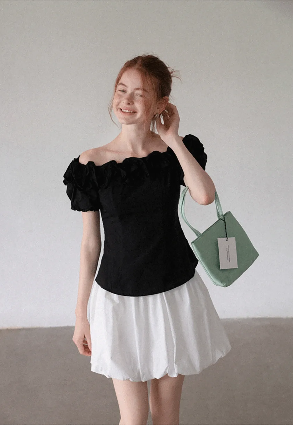 Women’s Off Shoulder Ruffle Blouse
