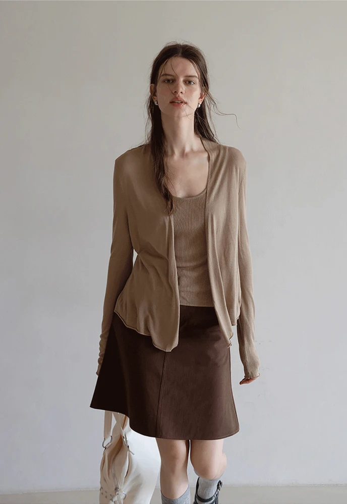 Lightweight Cardigan & Tank Set