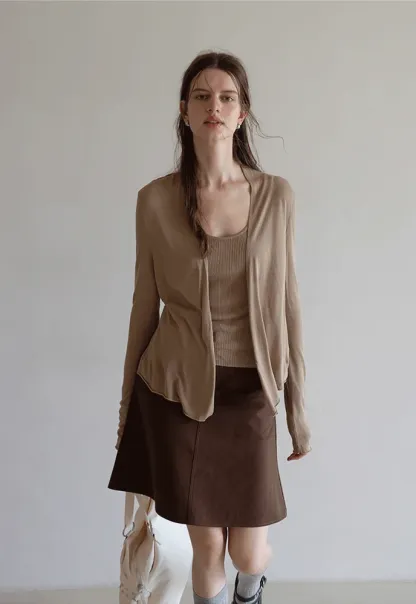 Lightweight Cardigan & Tank Set