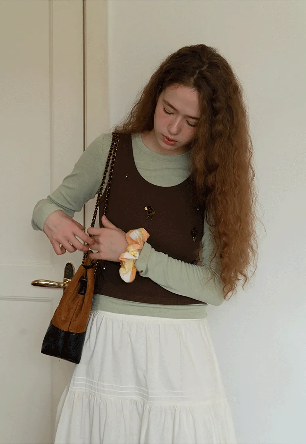 Womens Embellished Knit Vest Sleeveless Top