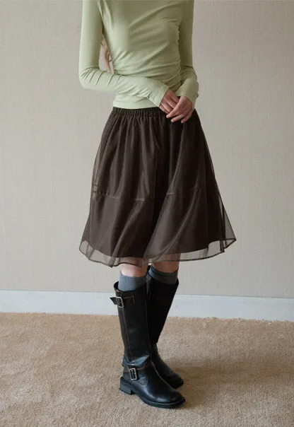 Frensh Style Tulle Skirt