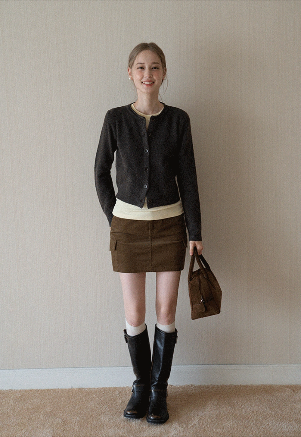 Knit Button Down Cardigan