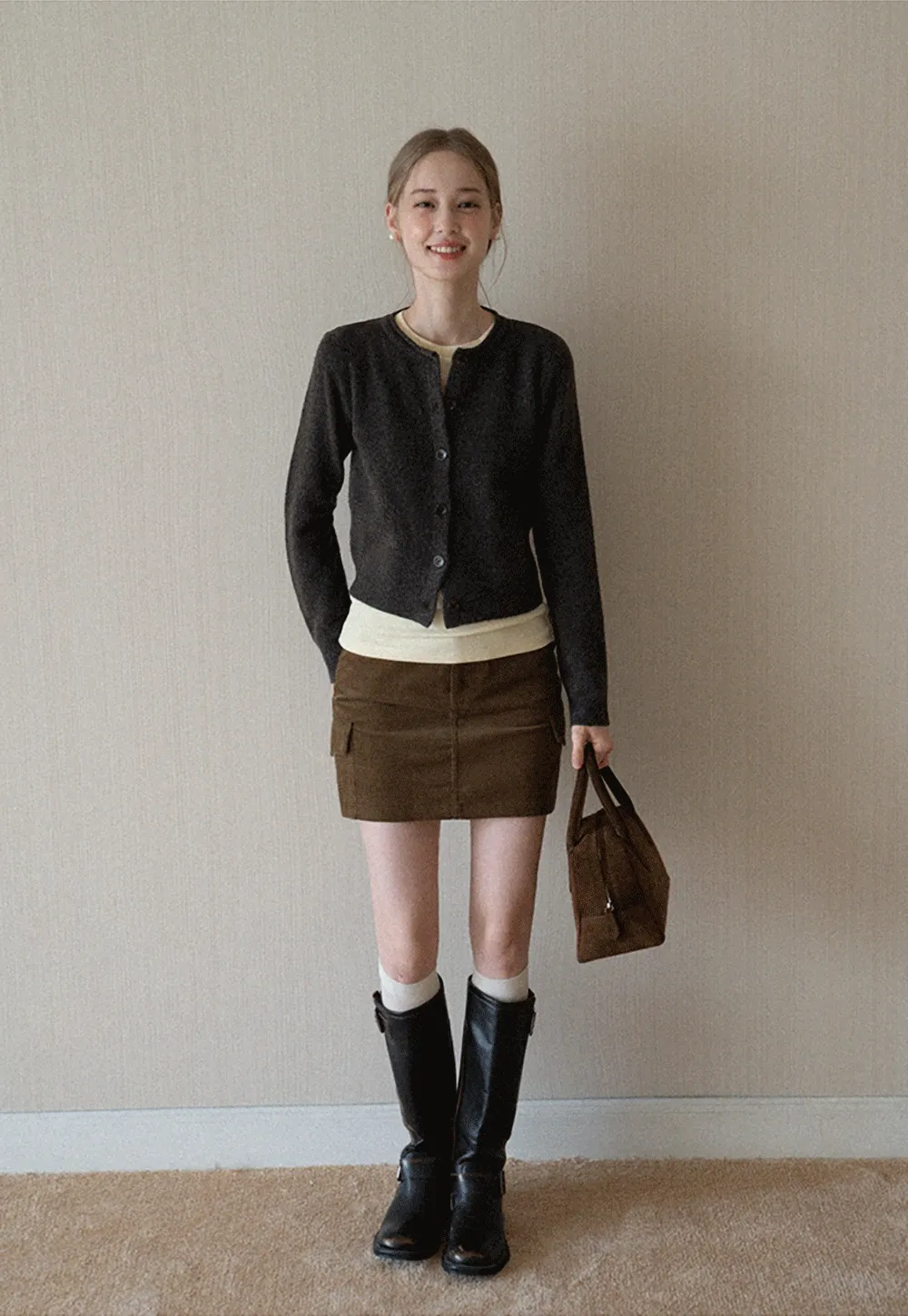 Knit Button Down Cardigan